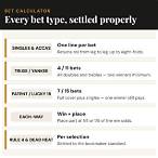 bet settler calculator